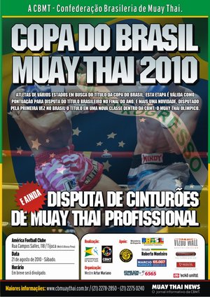 Read more about the article Copa do Brasil de Muay Thai dia 11/09/2010