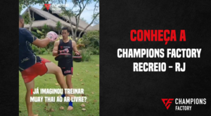 Read more about the article Venha treinar Muay Thai na academia 11x Campeã Mundial, Champions Factory