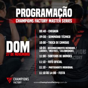 Read more about the article Champions Factory Master Series 21 anos