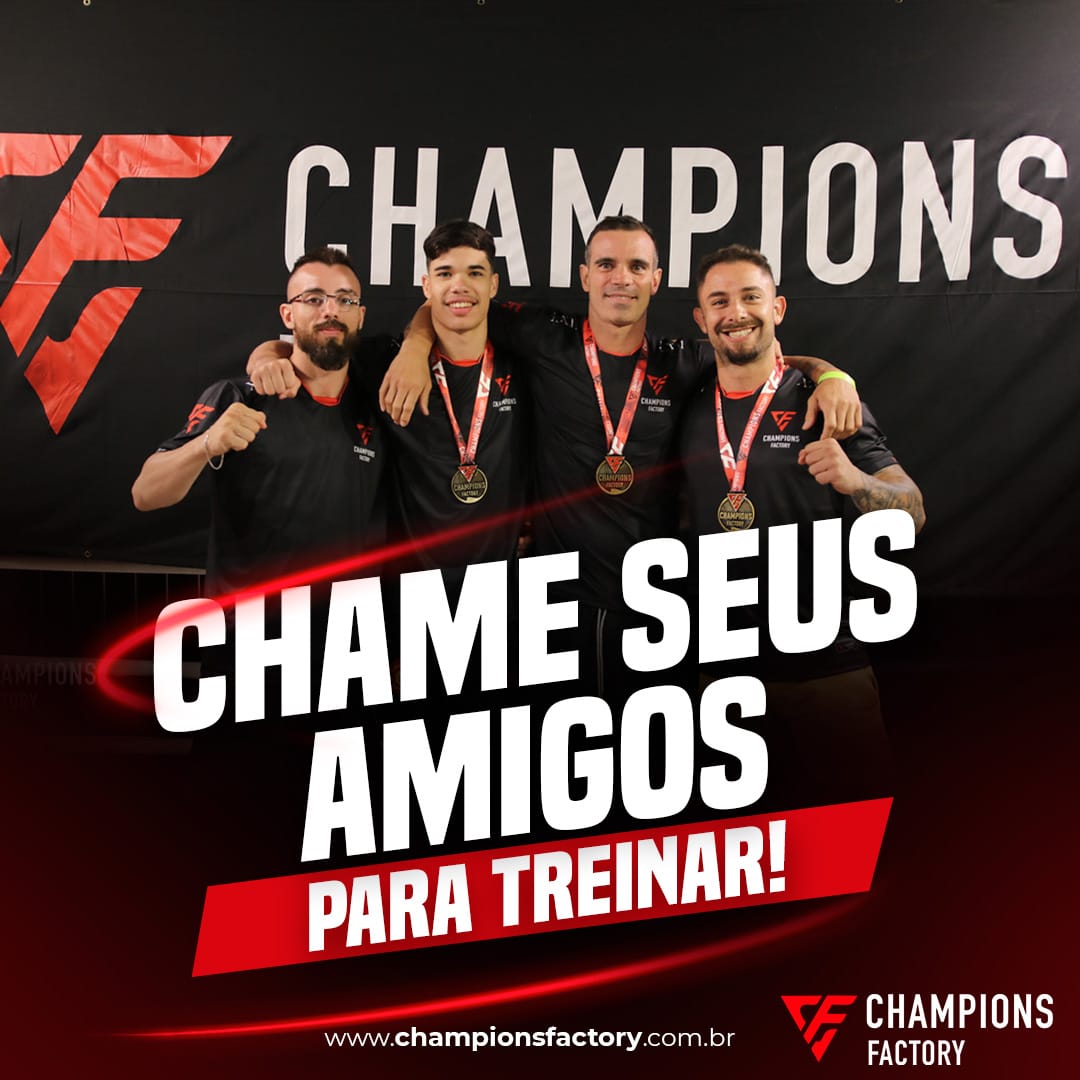 Read more about the article Venha treinar com seus amigos na Champions Factory Muay Thai!