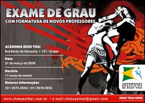 Read more about the article Exame Nacional de graduação Muay Thai nessa Sexta