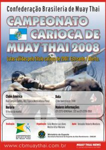 Read more about the article Campeonato Carioca de Muay Thai 2008 nesse Sábado